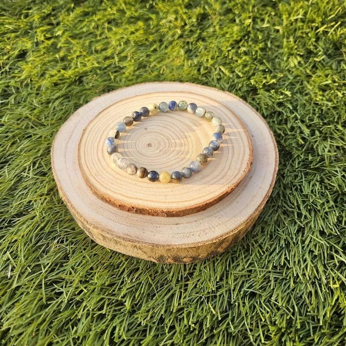 Pulseira Cianite Azul 7mm