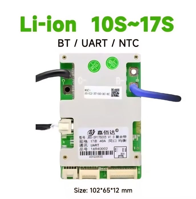 BMS JBD smart 10-17s  50А , 120A