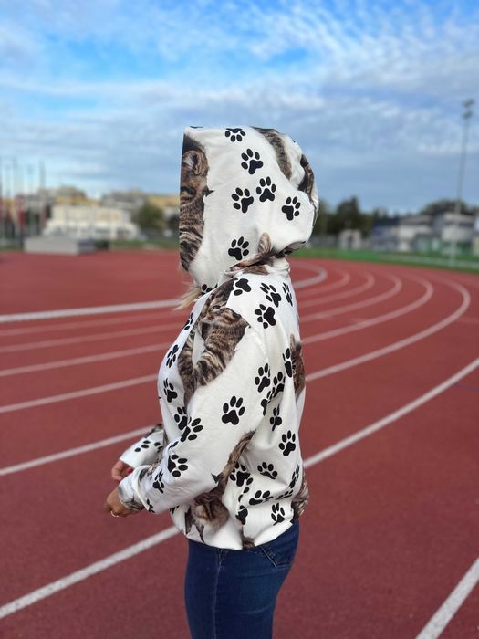 Magic Pet Fashion komplet dla kociarzy rozm L (bluz, czapka, komin)