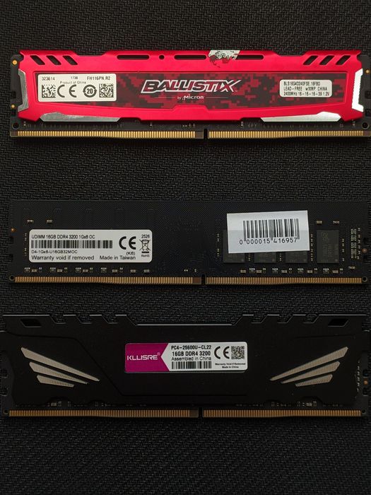 DDR4 16GB  2400 2666 3200 Mhz Оперативна пам'ять