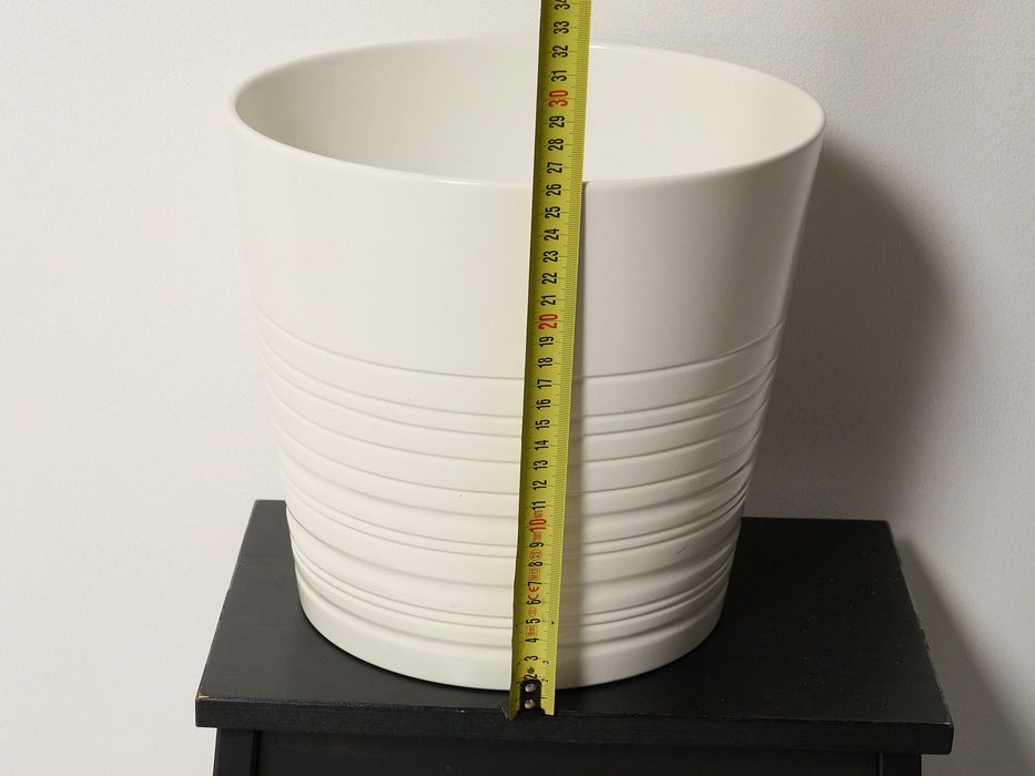 Conjunto de 4 vasos cerâmicos 29cm diâmetro