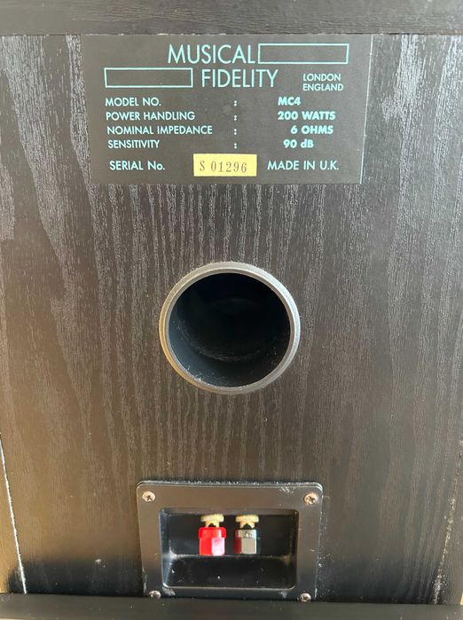 Colunas Musical Fidelity MC4, Clareza, precisão e assinatura britânica