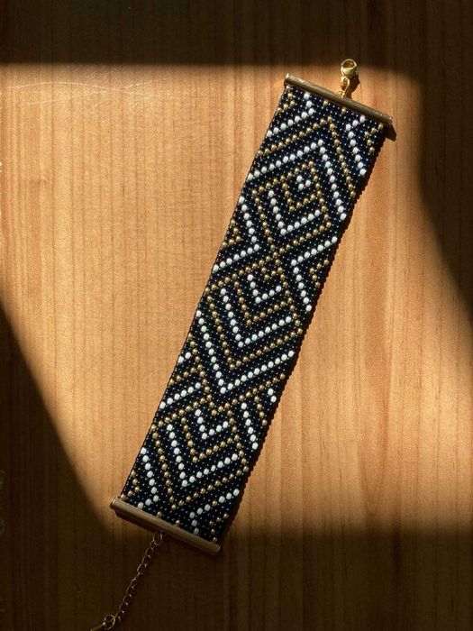 Ręcznie tkana bransoletka-Gatsby