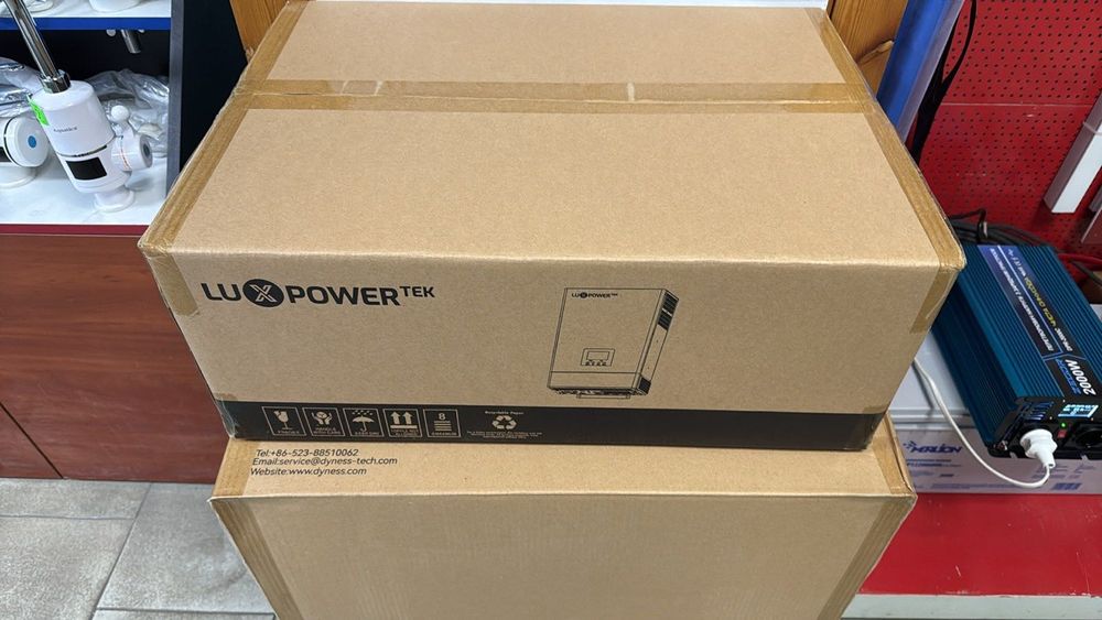 Інвертор LuxPower SNA6000 WPV гібридний, гибридный инвертор 6 кВт, дбж