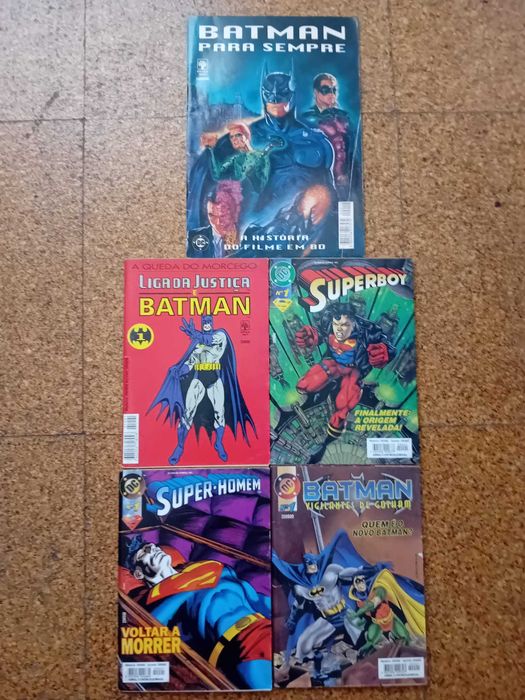 Comics e BD's antigos Marvel e DC, editoras Devir e Abril