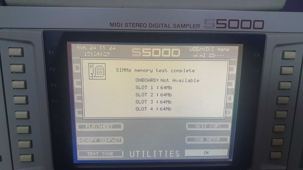 Akai s5000 sampler pamiec ram max256 +czytnik cd