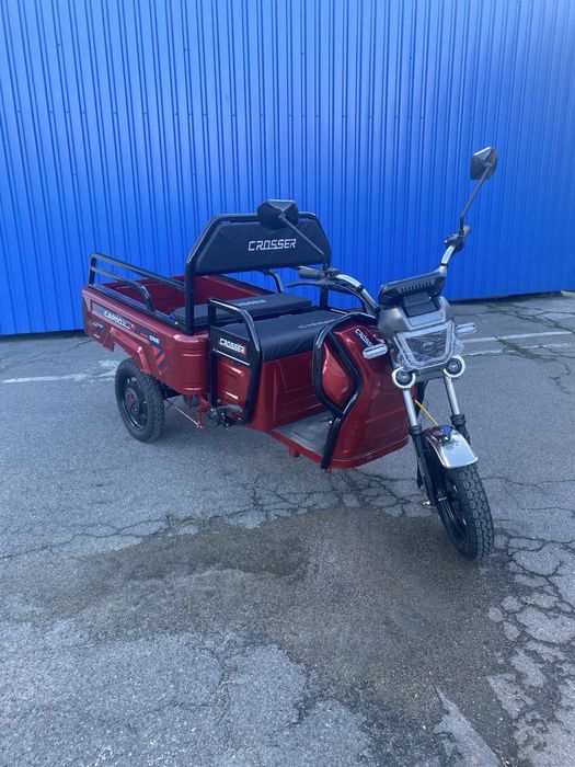 Трицикл електричний вантажний Crosser Cargo12 60V/32Ah 800W