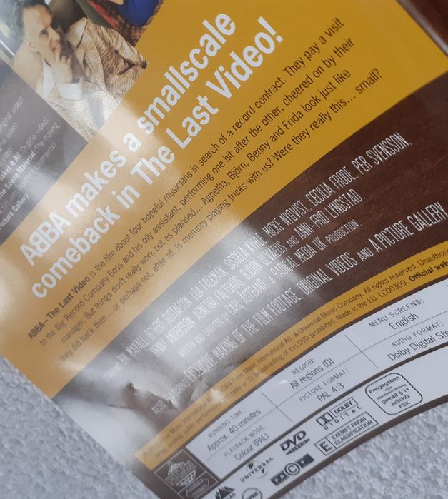 ABBA – The Last Video (DVD)