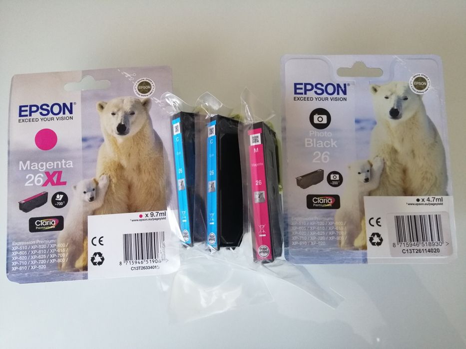 Tinteiros Epson novos embalados