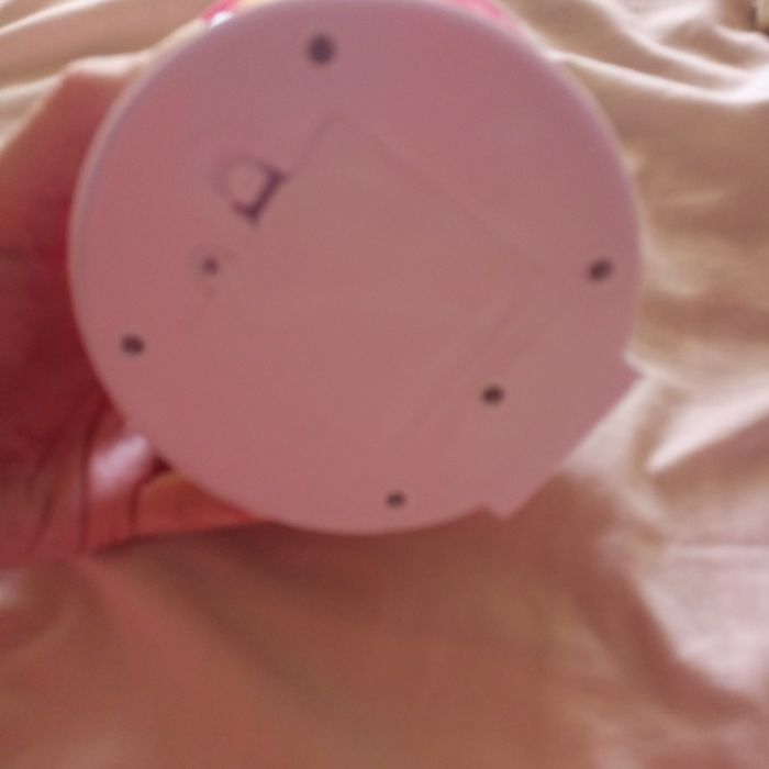 Лампа нічник рожева