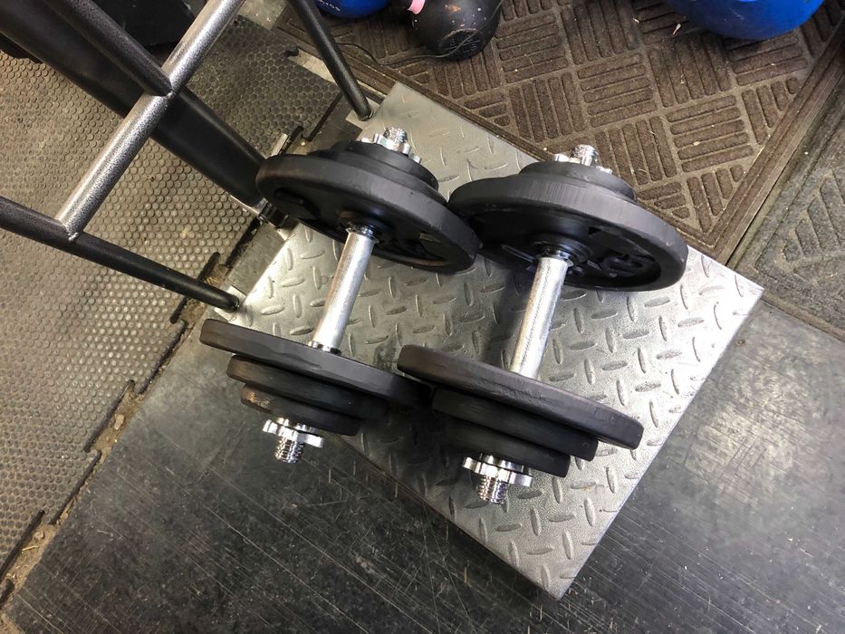 Hantle Sztangielki Regulowane żeliwne 2 x 20kg