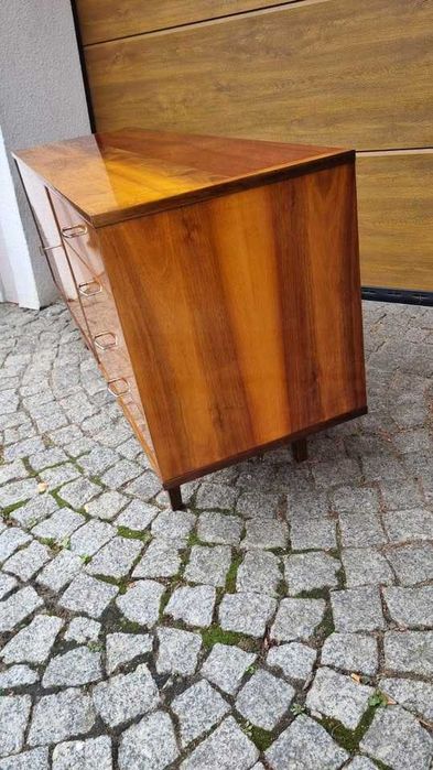 Komoda Sideboard Design PRL Lata 60 Fornir