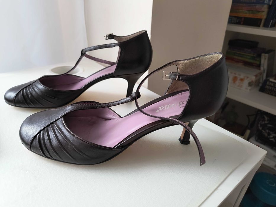 Buty damskie skórzane