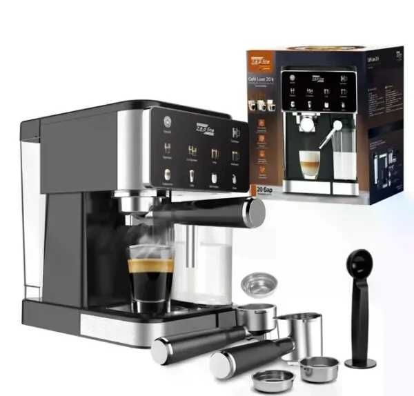 Кавомашина Zepline ZP-6806 ріжкова, 3000 Вт, 20 бар, з капучинатором