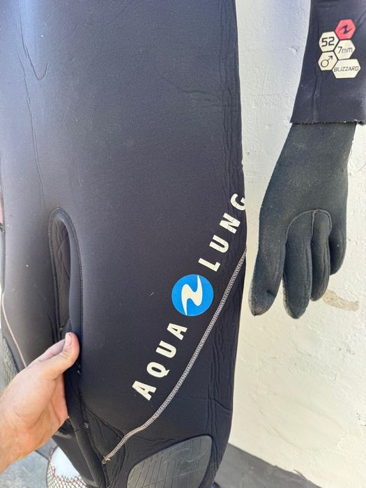 Equipamento completo de mergulho + Fato seco