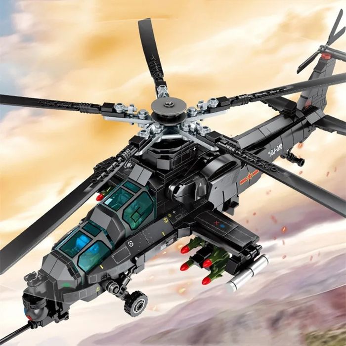 Helikopter z klocków 704 elementy