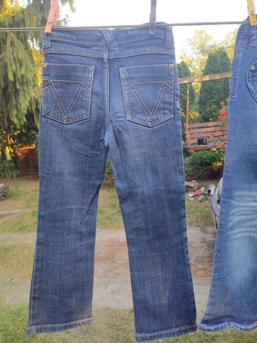 Spodnie dziewczęce jeansowe rozm. 116 (5-6 lat)