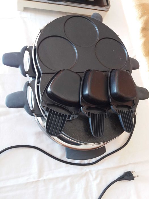 Picadora ferro waffel fondue raclete desumidificador aquecedor