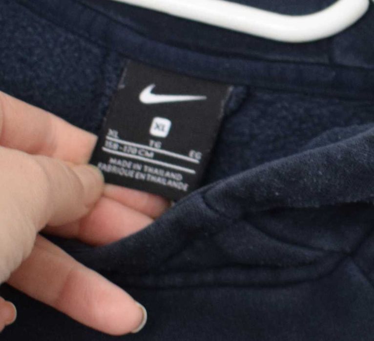 Nike granatowa bluza z kapturem 158 - 170 r. 13 - 16 s