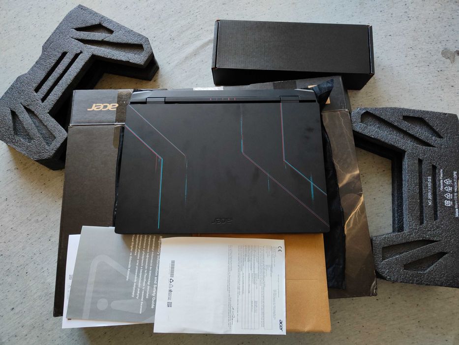 Acer Nitro 5 Bateria 100% i7 16GB dysk 1TB RTX 4060 Win11 przebieg 82h