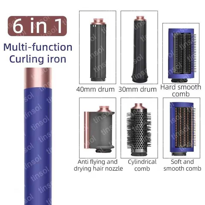 Фен-стайлер Tinsol Airwrap синій