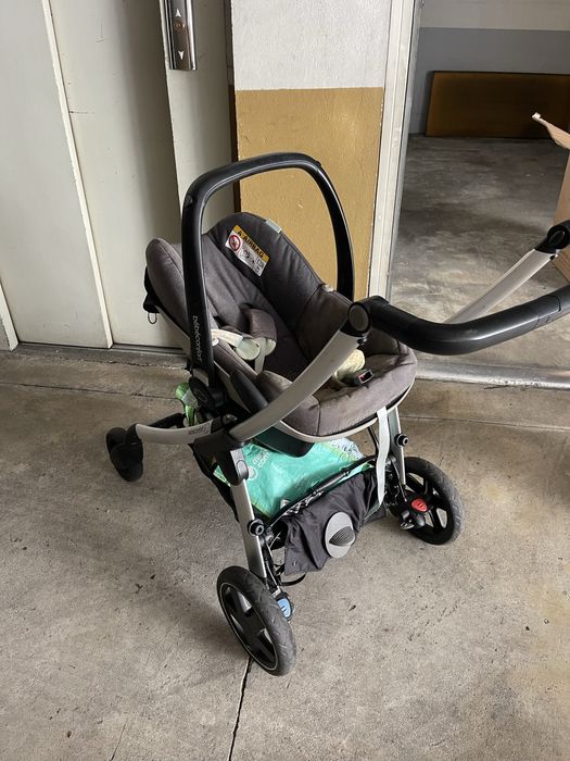 Carrinho bebe confort elea + ovo + base isofix
