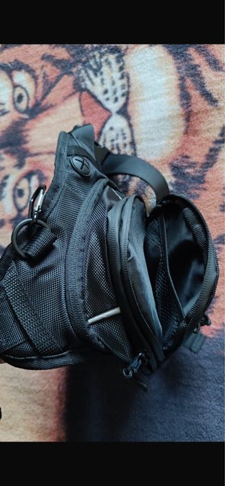 Bolsa de perna impermeável para moto