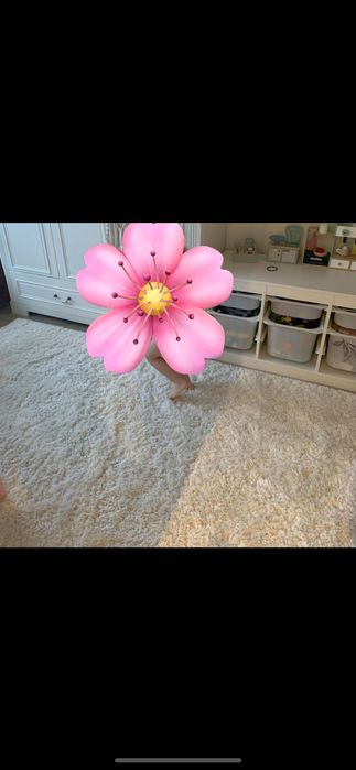 Dywan Vollerslev Ikea 160x230 duży biały shaggy