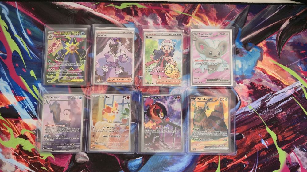 Conjunto de cartas pokémon