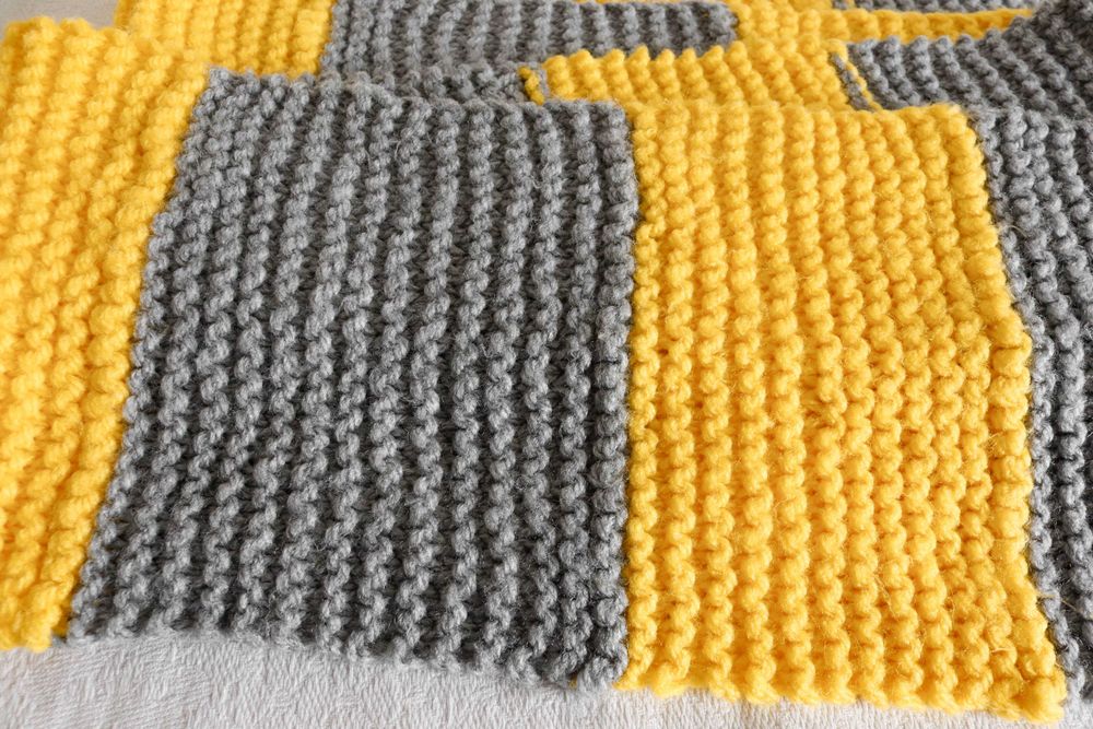 Тплий в'язаний шарф Гафелпаф Гаррі Поттер Гогвартс Хогвартс