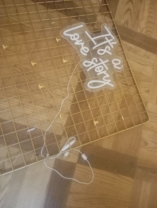 Krata Weselna wraz z napisem