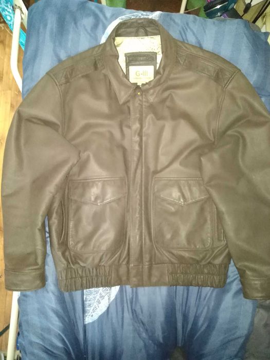 Kurtka skorzana pilotka
