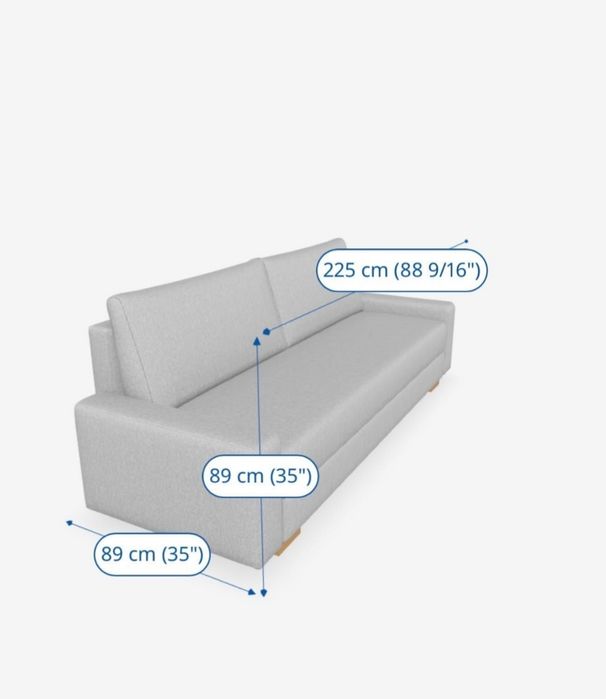 Sofa kanapa Ikea Grälviken rozkładany