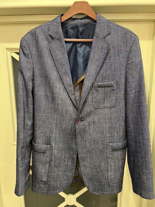 Льняний чоловічий піджак