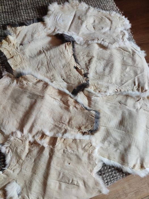 Шкурки кролячі вичинені, нефарбовані