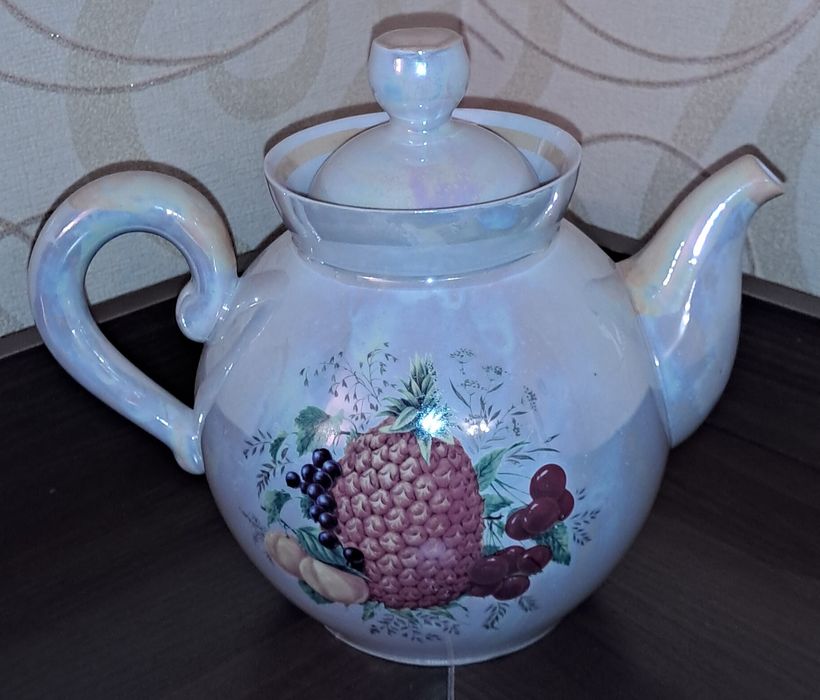 Чайник новый большой керамика