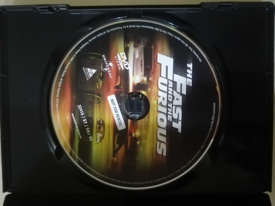 DVD "Velocidade Furiosa" (2001)