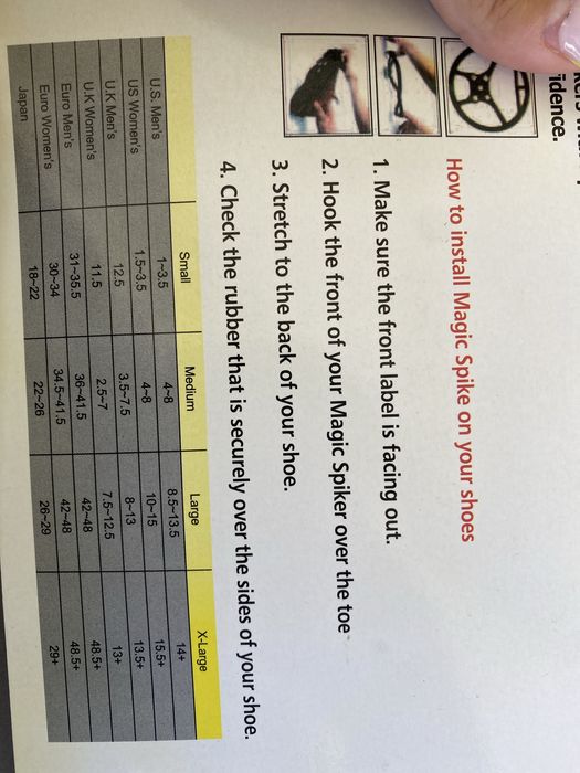 Magic Spike nakładki antypoślizgowe na buty