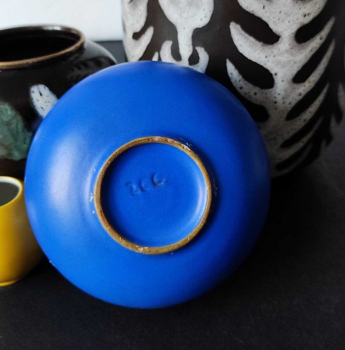 Stara ceramika modernistyczny wazon kropla nierozpoznany, Design