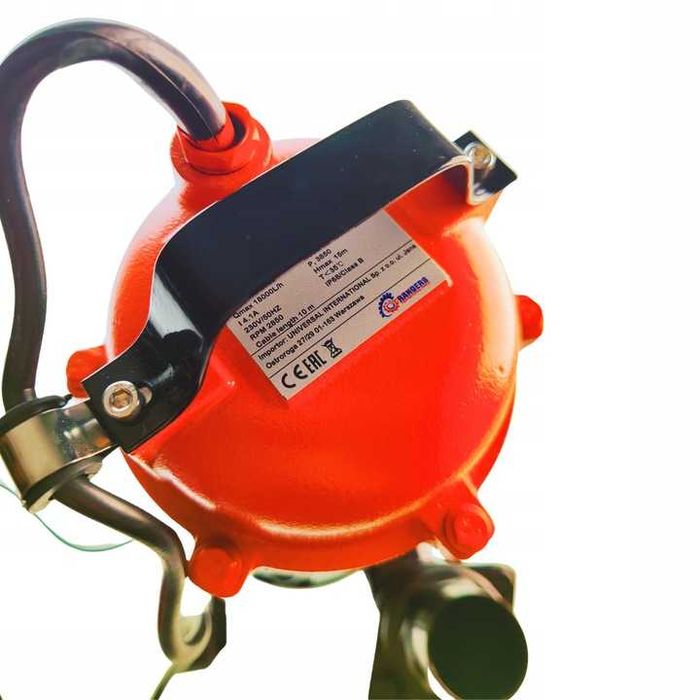 POMPA Do Wody Brudnej Szamba z Rozdrabniaczem 3850W ŻELIWO