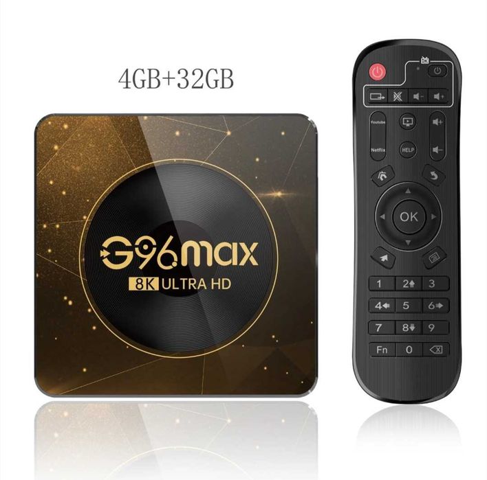 Smart Android TV BOX RK3528 Quad Core WiFi 4K Media 3D Movie 4/32GB