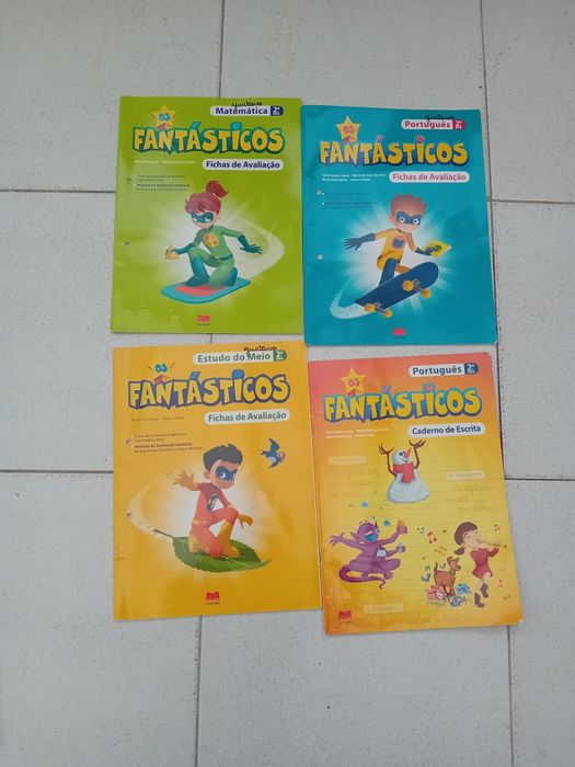 Conjunto completo de cadernos infantis