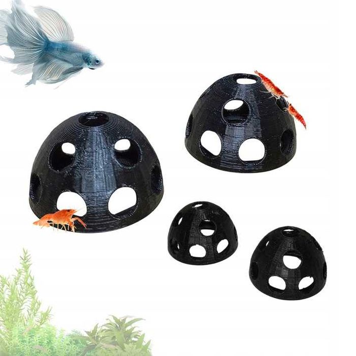 Kryjówka dla krewetek - Zestaw 2 Szt. - Ozdoby do akwarium dekoracja