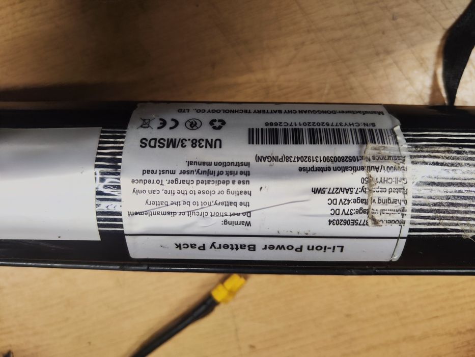 Bateria do hulajnogi elektrycznej 7.5Ah 36V