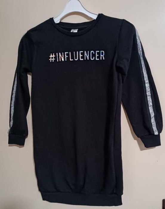 Як новий!Гарний батнік-туніка чи плаття для дівчинки р.146/152.