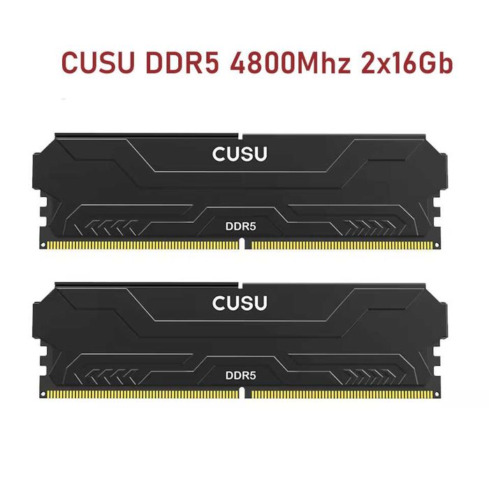 Оперативна пам'ять DDR5 16Gb 2x16Gb Cusu Juhor 4800 5600 6000 MHz