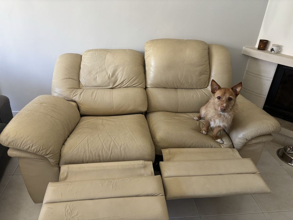 Sofa reclinavel dois lugares desmontavel