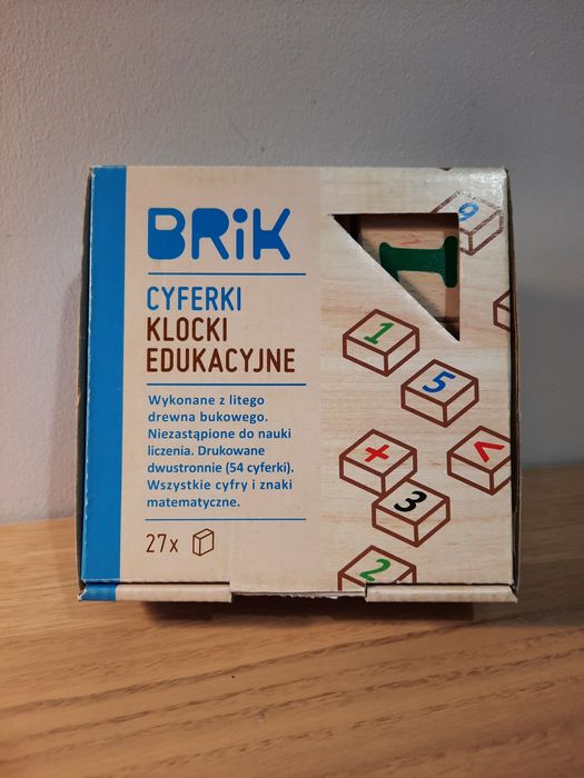 BRIK klocki edukacyjne: litery i cyferki