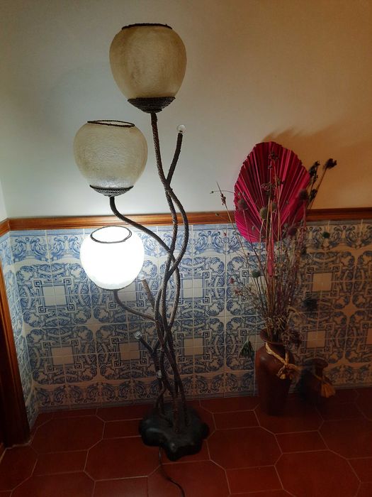 Candeeiro de sala abat jour