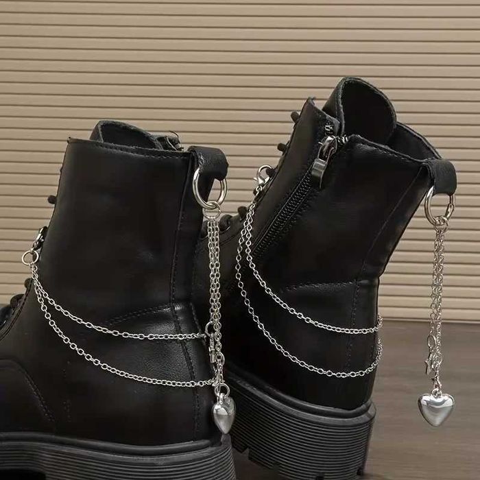 Łańcuch do butów Goth Heart Opium / Y2K